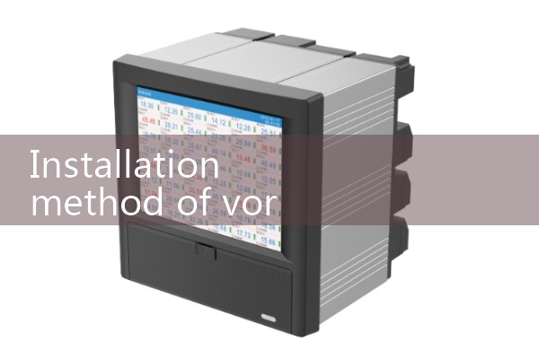 Installation method of vortex flowmeter
