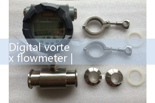 Digital vortex flowmeter