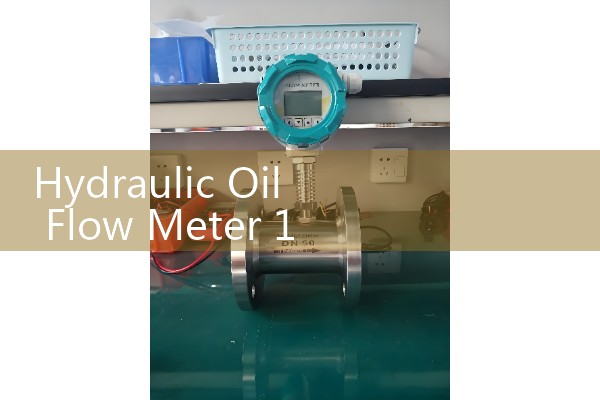 Hydraulic Oil Flow Meter 1/2 Inch Compact Valve Block Integration