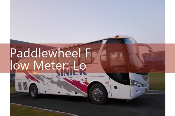 Paddlewheel Flow Meter: Low-Cost Liquid Flow Sensors
