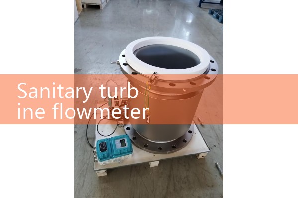 Sanitary turbine flowmeter