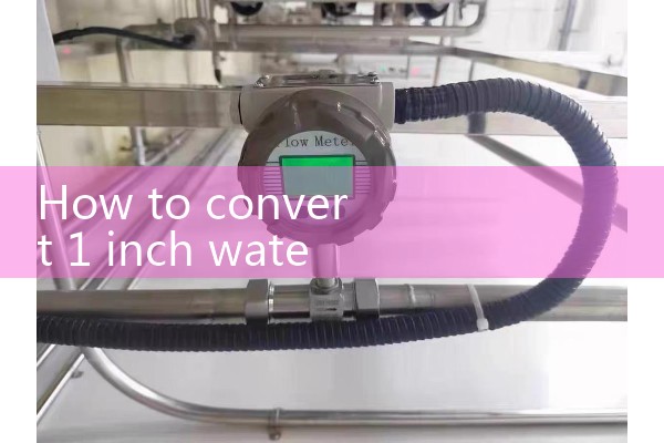 1 inch water meter